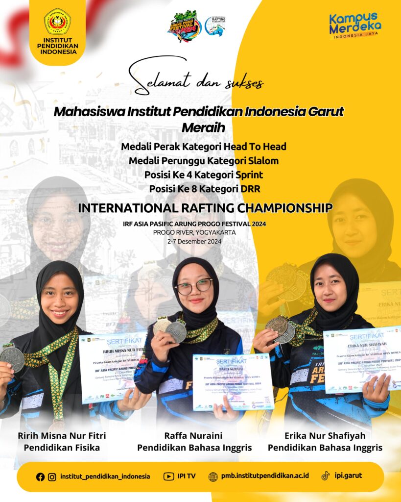 Mahasiswi IPI Garut Torehkan Prestasi Gemilang di Ajang International Rafting Championship