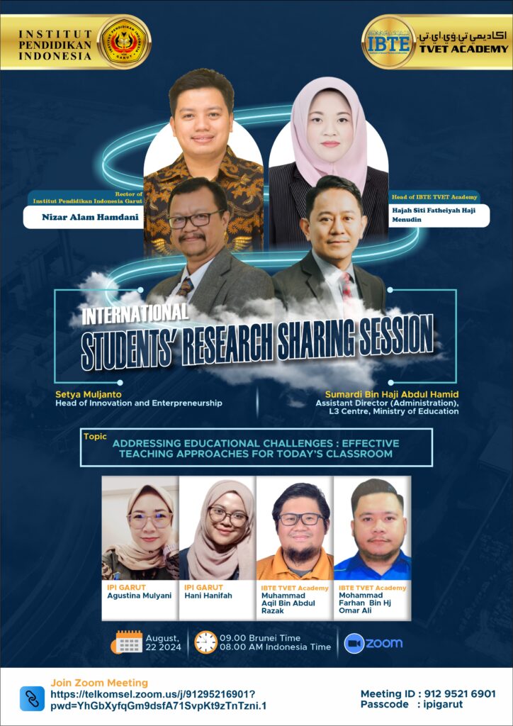 International Students’ Research Sharing Session: Memperkuat Kolaborasi Akademik Indonesia-Brunei