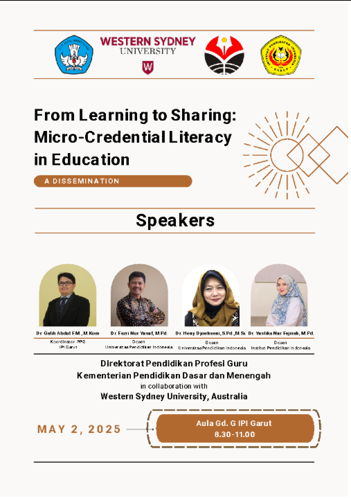 Microcredential Literacy Goes Local, Impacts Global: IPI Garut & UPI Bandung Kolaborasi Diseminasi Internasional