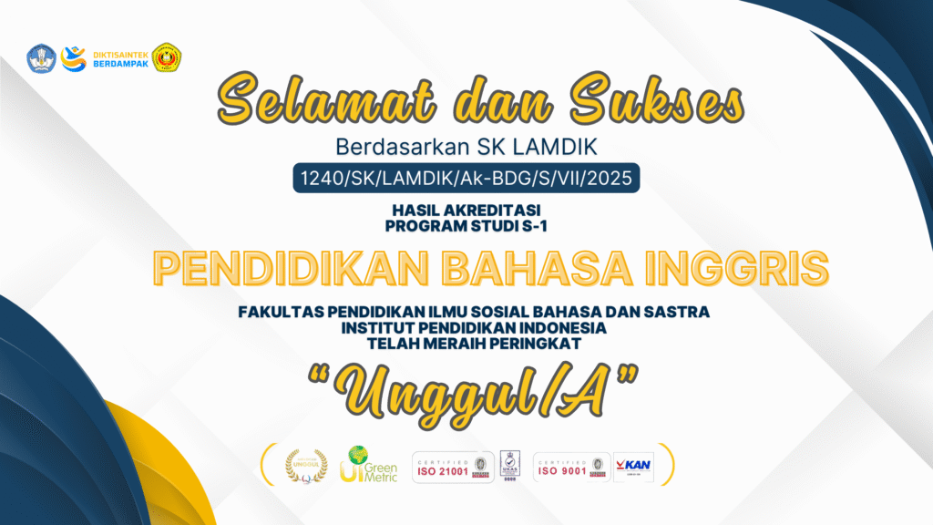 Program Studi Pendidikan Bahasa Inggris IPI Garut Raih Akreditasi 