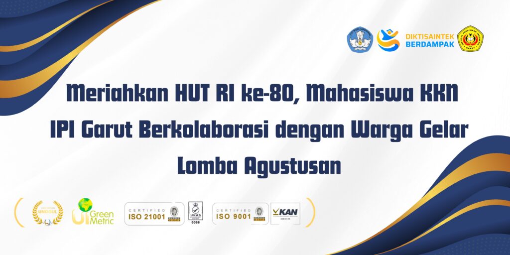 Meriahkan HUT RI ke-80, Mahasiswa KKN IPI Garut Berkolaborasi dengan Warga Gelar Lomba Agustusan