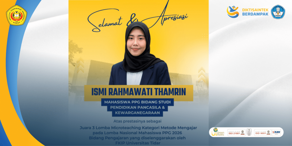 Mahasiswa PPG IPI Garut Raih Juara III Lomba Microteaching Tingkat Nasional 2026