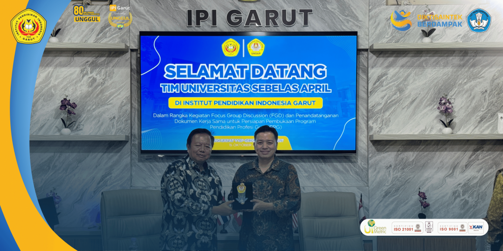 Perkuat Kolaborasi Pendidikan, IPI Garut dan Universitas Sebelas April Tandatangani Kerja Sama untuk Pengembangan Program PPG
