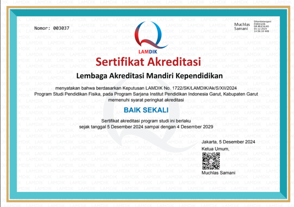 Sertifikasi Akreditasi
